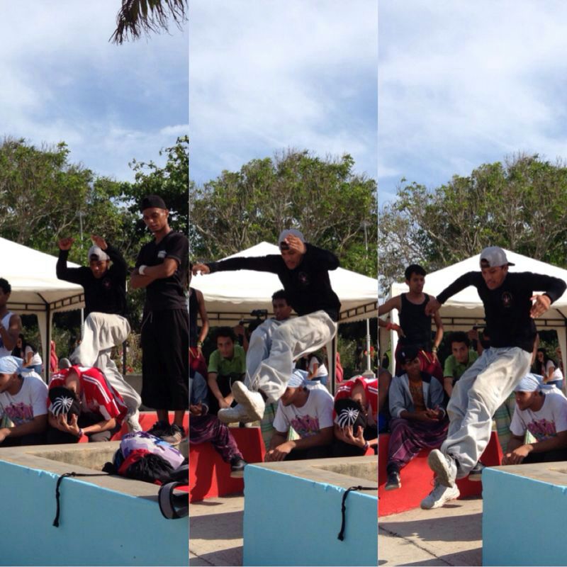 Jumper Family, un grupo de Barranquilleros que realizan Parkour, disciplina que consiste en desplazarse con acrobacias libres en entornos urbanos.
