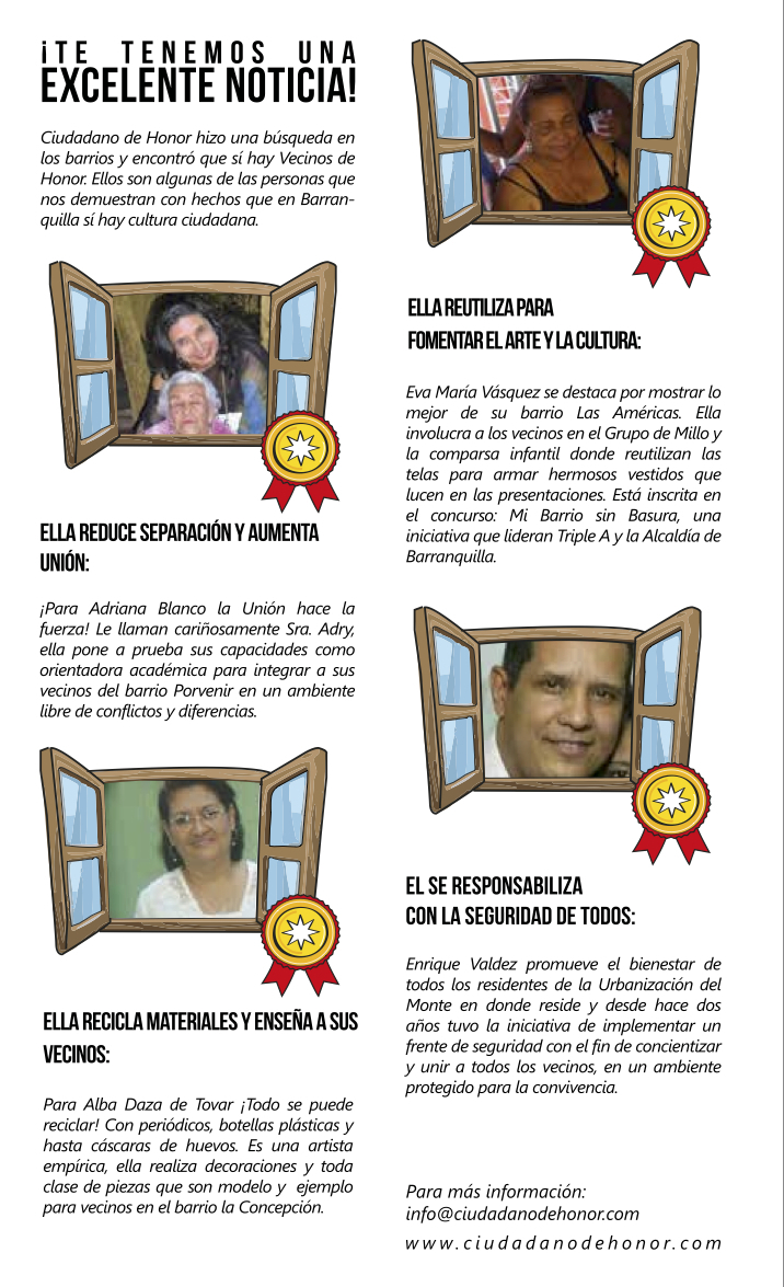 VECINOS DE HONOR